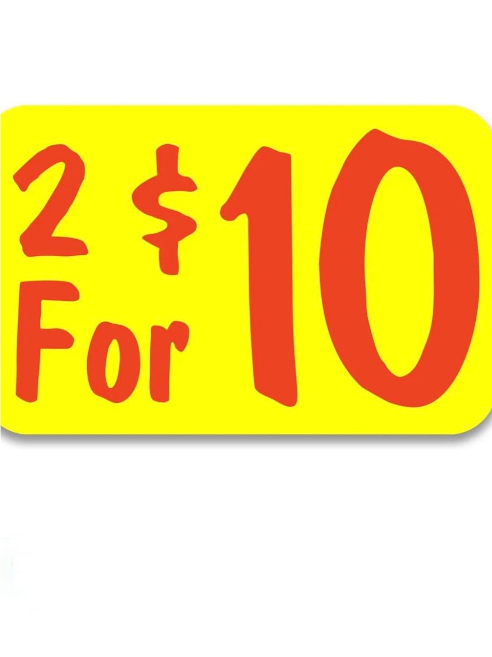2 for 10 Items with ♥️